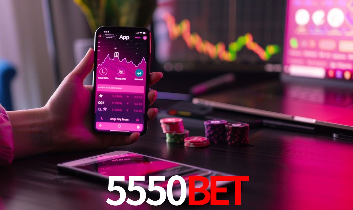 Comparação APP mobile vs versão web da 5550bet